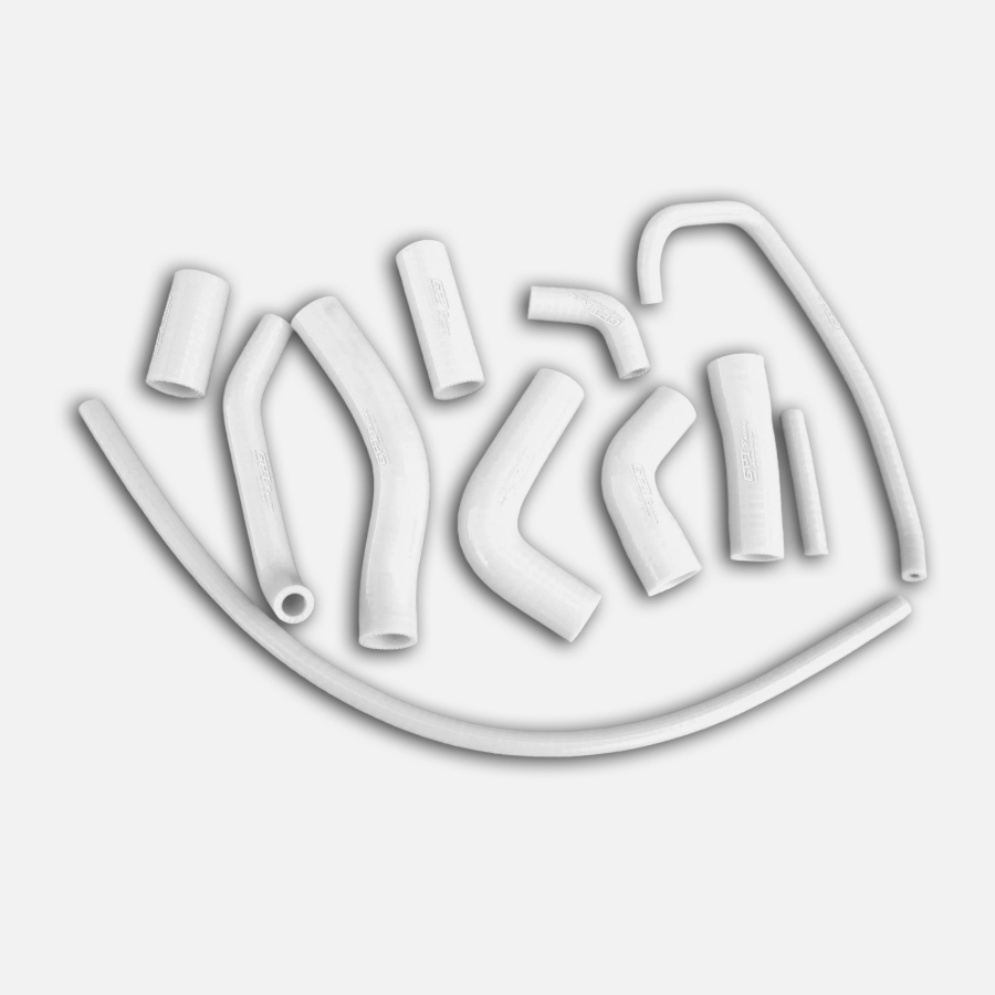 White Silicone Coolant Radiator Hose kit for 2006 2007 Yamaha YZF R6