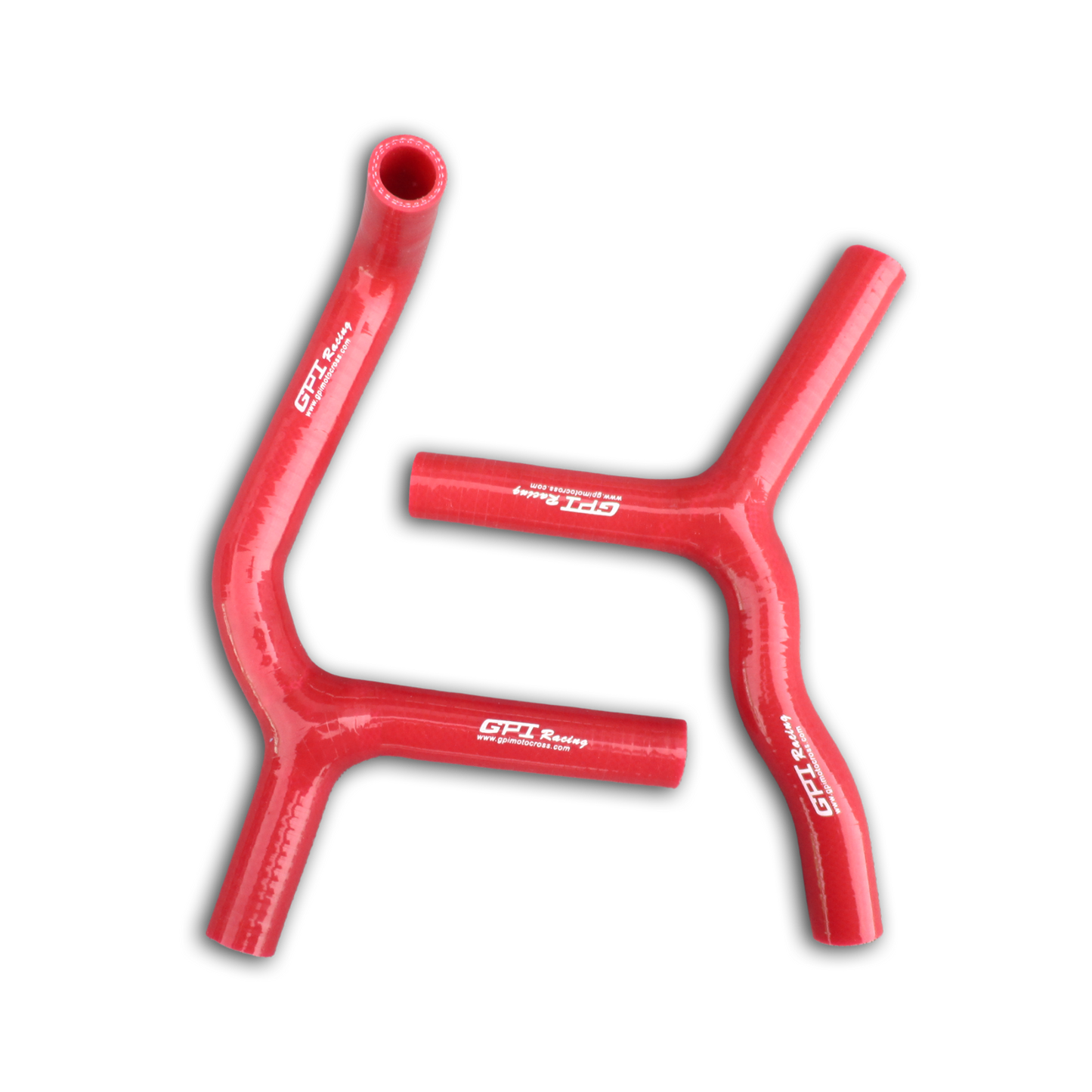 Red Silicone Radiator Y Hose for 2003-2012 KTM 85SX 105SX 85XC 105XC