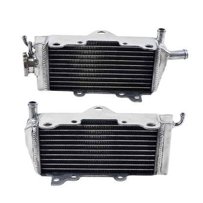 Left+Right Aluminum Radiator for 1989 Honda CR125R CR 125 R 125cc 2-stroke