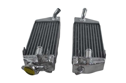 Left+Right Aluminum Radiator for 1985 1986 1987 1988 Husqvarna WRK125 WMX125