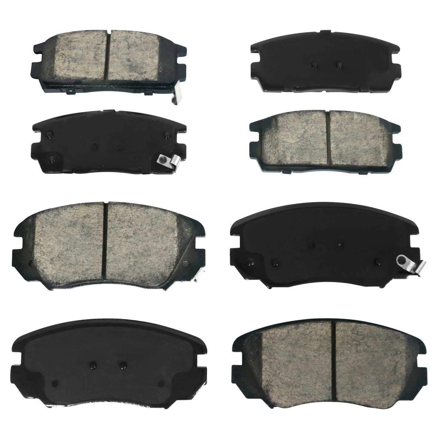 Front and Rear Ceramic Brake Pads for 2010- 2017 GMC Terrain / Chevy Equinox