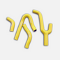Yellow Silicone Radiator Hose for 1998-2002 KTM 250/300/380 SX/MXC