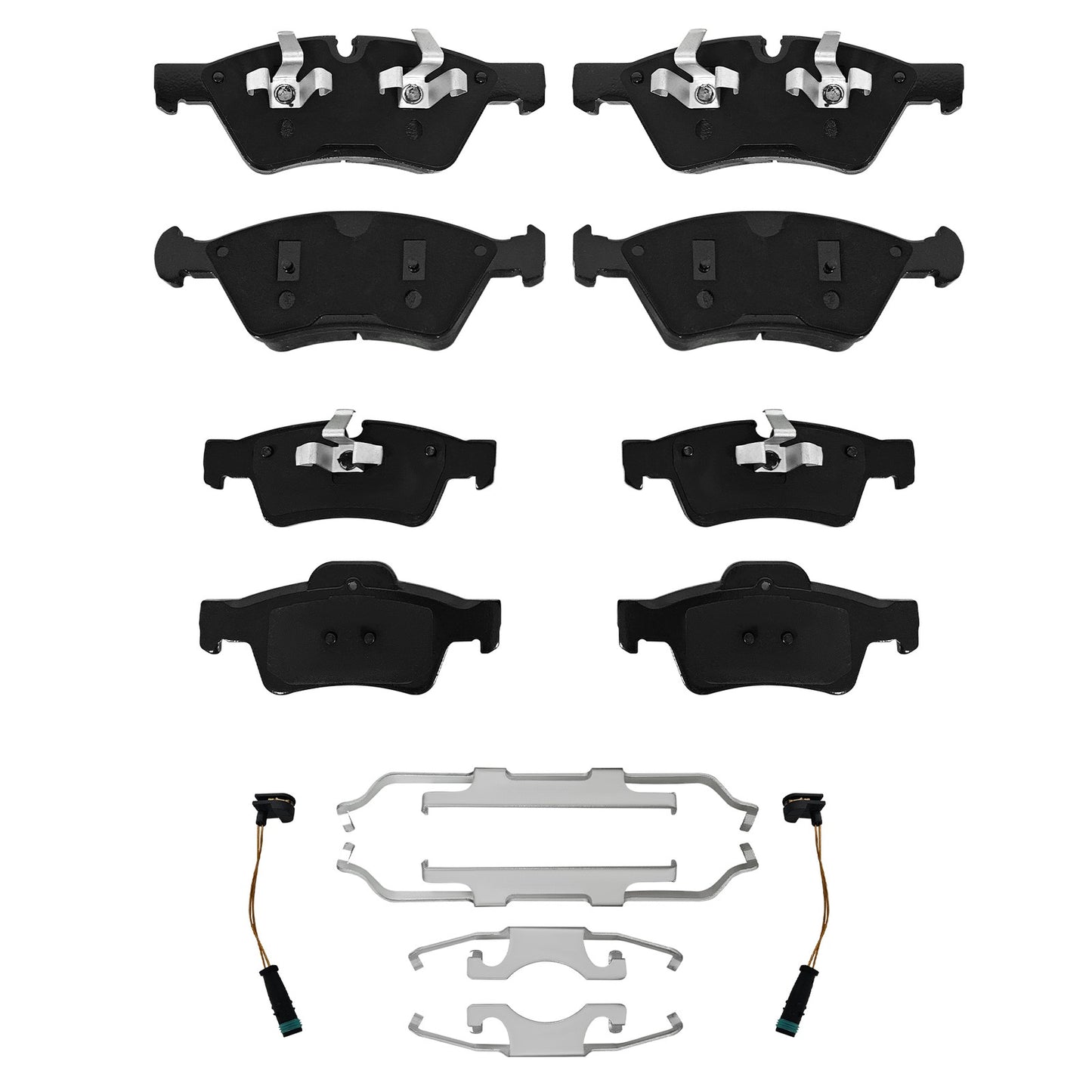 Front & Rear Ceramic Brake Pads for Mercedes-Benz GL320 GL350 GL450 ML320 R320