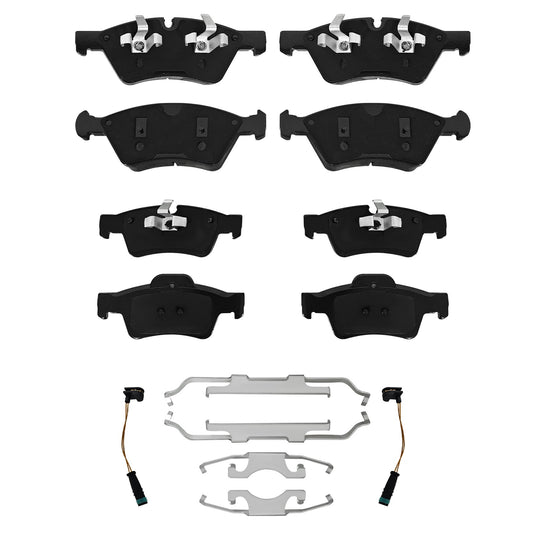 Front & Rear Ceramic Brake Pads for Mercedes-Benz GL320 GL350 GL450 ML320 R320