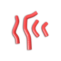 Red Silicone Radiator Hose for 2005-2017 Honda CRF450X