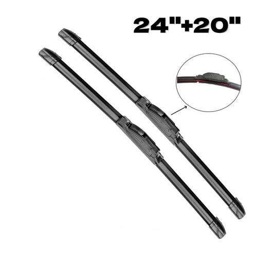 pair 24"+20" All Season Beam Windshield Front Wiper Blades