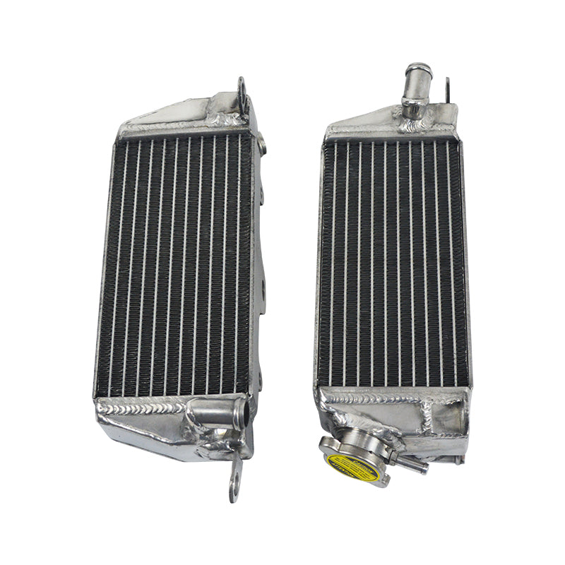 Left+Right Aluminum Motorcycle Radiator for 1984 Kawasaki KX250 KX 250