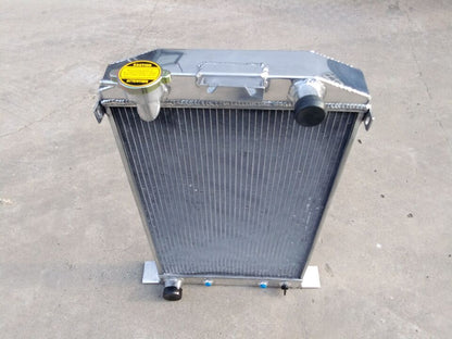 GPI 56MM Core Aluminum Radiator Fit Ford CARS 1937-1939 W/302 5L SB V8 MOTOR AT 1938