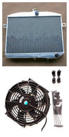 GPI Aluminum radiator& fan Fit 1959-1973 Volvo Amazon P1800 B18 engine GT  M/T  1959 1960 1961 1962 1963 1964 1965 1966 1967 1968 1969 1970 1971 1972 1973