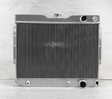 GPI 3 Row Aluminum Radiator for 1963-1968 Chevy Bel Air Impala AT (Notched Tank) 1964 1965 1966 1967