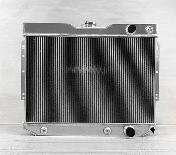 GPI 3 Row Aluminum Radiator for 1963-1968 Chevy Bel Air Impala AT (Notched Tank) 1964 1965 1966 1967