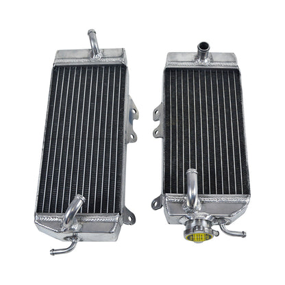 Left+Right Aluminum Radiator for 2009 2010 Kawasaki KX250F