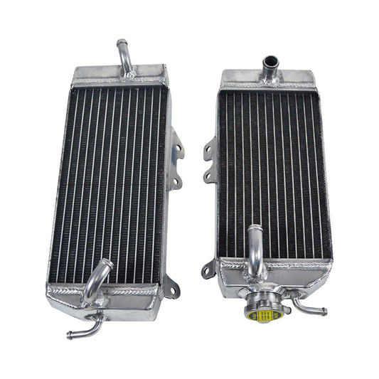 Left+Right Aluminum Radiator for 2009 2010 Kawasaki KX250F