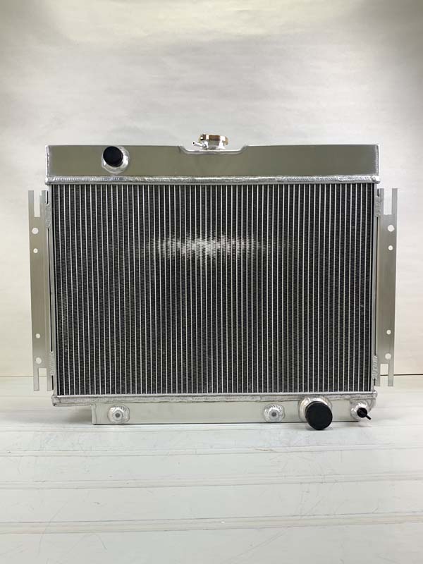 67220 Radiator GPI Aluminum Radiator for 1963-1968 Chevy Bel Air Impala AT (Notched T ...