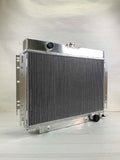 GPI Aluminum Radiator for 1963-1968 Chevy Bel Air Impala AT (Notched Tank) 1964 1965 1966 1967