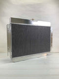 GPI Aluminum Radiator for 1963-1968 Chevy Bel Air Impala AT (Notched Tank) 1964 1965 1966 1967