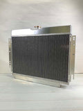 GPI Aluminum Radiator for 1963-1968 Chevy Bel Air Impala AT (Notched Tank) 1964 1965 1966 1967