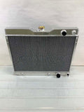 GPI 3 Row Aluminum Radiator for 1963-1968 Chevy Bel Air Impala AT (Notched Tank) 1964 1965 1966 1967