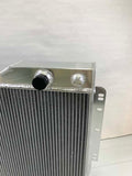 GPI 3 Row Aluminum Radiator for 1963-1968 Chevy Bel Air Impala AT (Notched Tank) 1964 1965 1966 1967