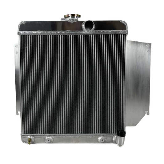 For 1965 1966 Dodge Dart Plymouth Valiant 2.8L 3.7L L6 5ROW Aluminum Radiator AT