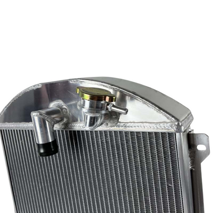 For 1939 Chevy JA Master Deluxe/Master 85 L6 3.5L 3Row Aluminium Radiator Manual