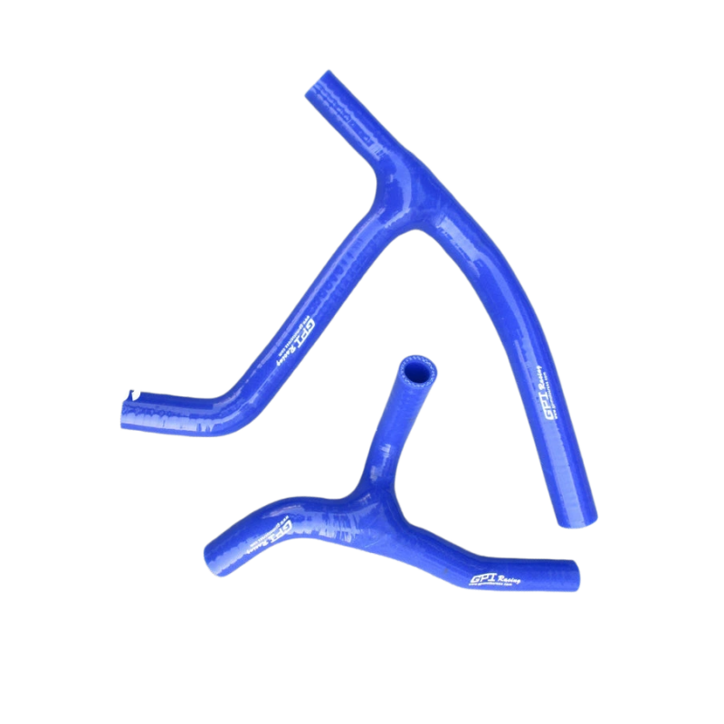 Blue Silicone Radiator Y Hose for Kawasaki KXF450 KX450F 2006 2007 2008