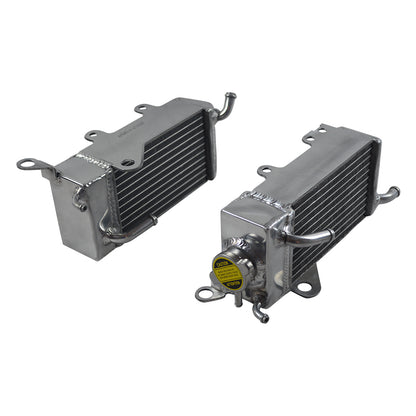 Left+Right Aluminum Motorcycle Radiator for 1984 Honda CR125R CR250R