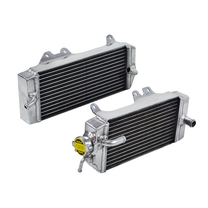 Left+Right Aluminum Radiator for 2009 2010 Kawasaki KX250F