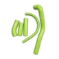 Green Silicone Coolant Radiator Hose for 1988-2004 Kawasaki KX500 KX 500