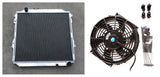 GPI Aluminum radiator & FAN  For TOYOTA Hilux Surf KZN185 3.0L Diesel 1996-2002  Manual 1996 1997 1998 1999 2000 2001 2002