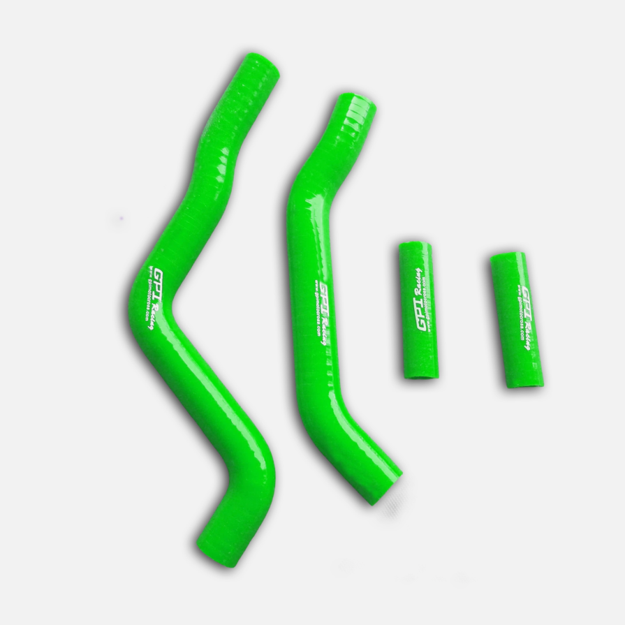 White Silicone Radiator Hose for 2003 2004 2005 2006 2007 Kawasaki KX125 KX 125