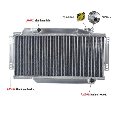 Aluminum Radiator For Triumph Spitfire MARK 3/4 1500 MKIII/IV manual 1964-1978 1.3/1.5L