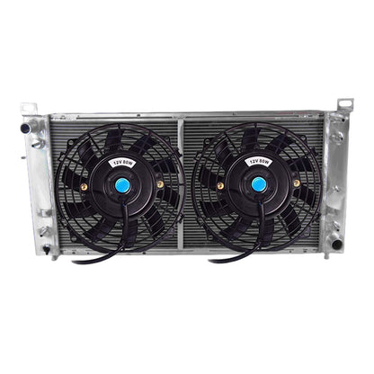 Aluminum radiator & FAN for Chevrolet Chevy Avalanche Cheyenne Silverado Sonora Suburban Tahoe 1500 2500 3500 V6/V8 4.8/5.3/6.0/6.2L