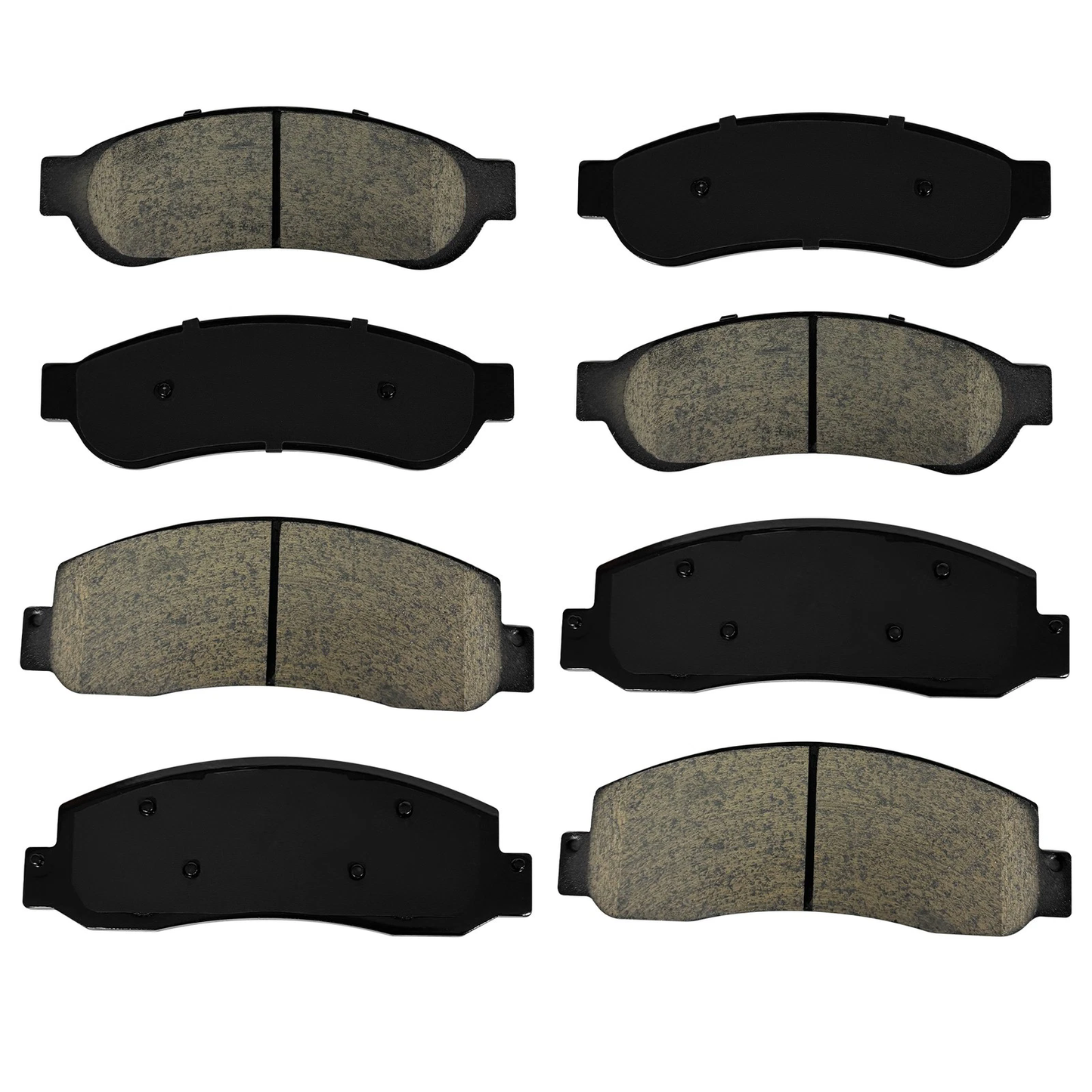 Front & Rear Brake Ceramic Pads for 2009 2010 - 2012 Ford F-250 F-350 Super Duty