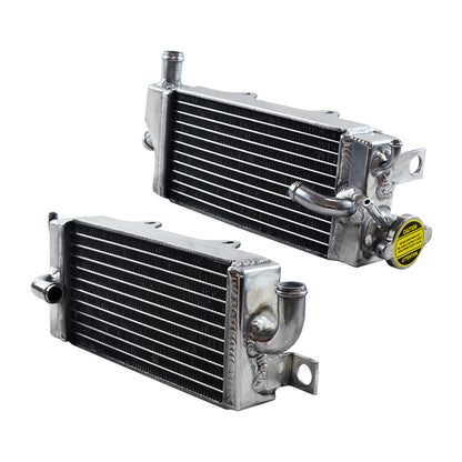 Left+Right Aluminum Radiator for 1985 1986 Yamaha Tri Z 250 YTZ250