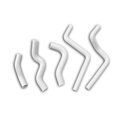 White Silicone Radiator Hose for 2000 2001 2002 Honda CR125R