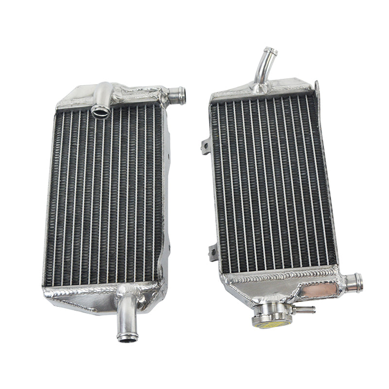 Left+Right Aluminum Motorcycle Radiator for Honda CRF250R CRF250RX 2022 2023