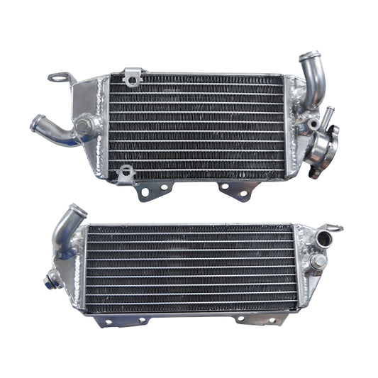 Left+Right Aluminum Radiator for 1994 1995 1996 Kawasaki KLX250 KLX 250