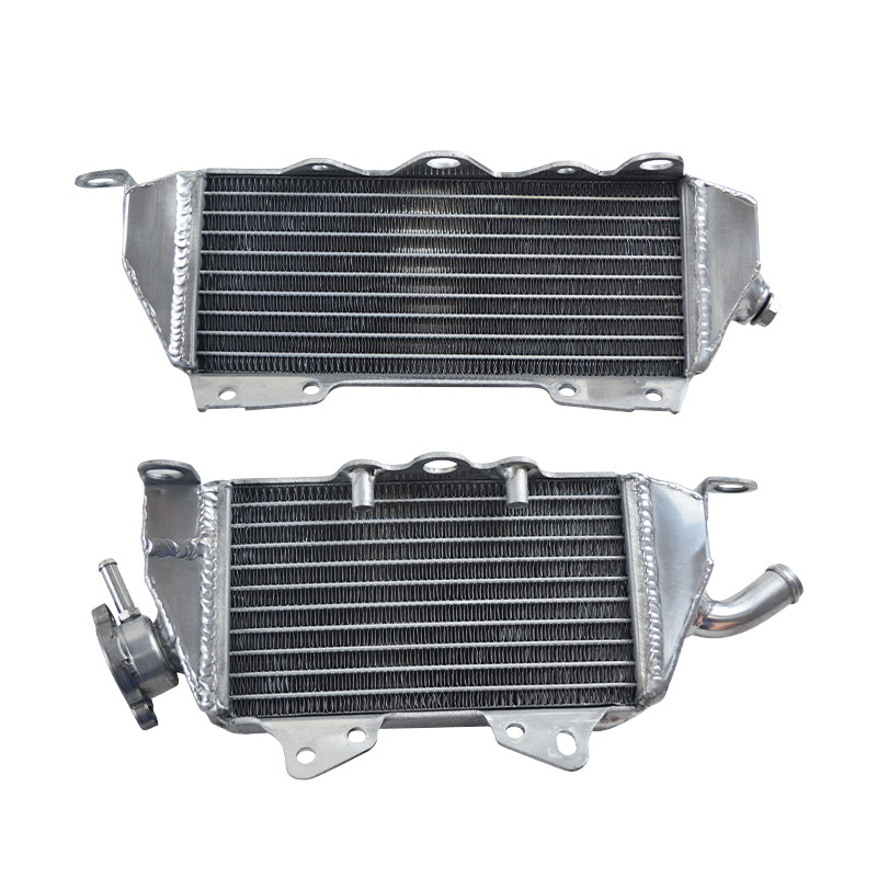 Left+Right Aluminum Radiator for 1994 1995 1996 Kawasaki KLX250 KLX 250
