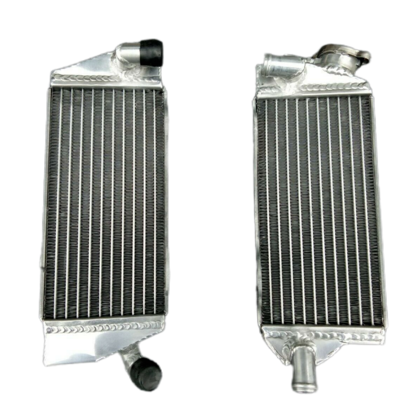 Left+Right Aluminum Motorcycle Radiator for 1983 Kawasaki KX250 KX 250