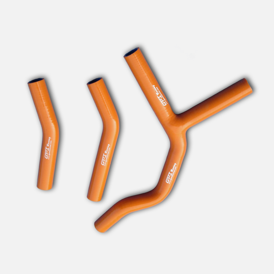 Orange Silicone Radiator Hose for 2004 2005 2006 2007 KTM 200/250/300 EXC/XC