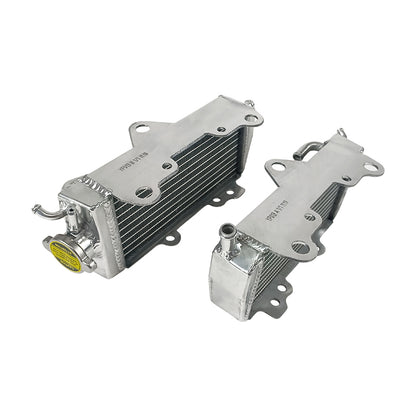 Left+Right Aluminum Motorcycle Radiator for 1987 1988 Honda CR125R CR 125