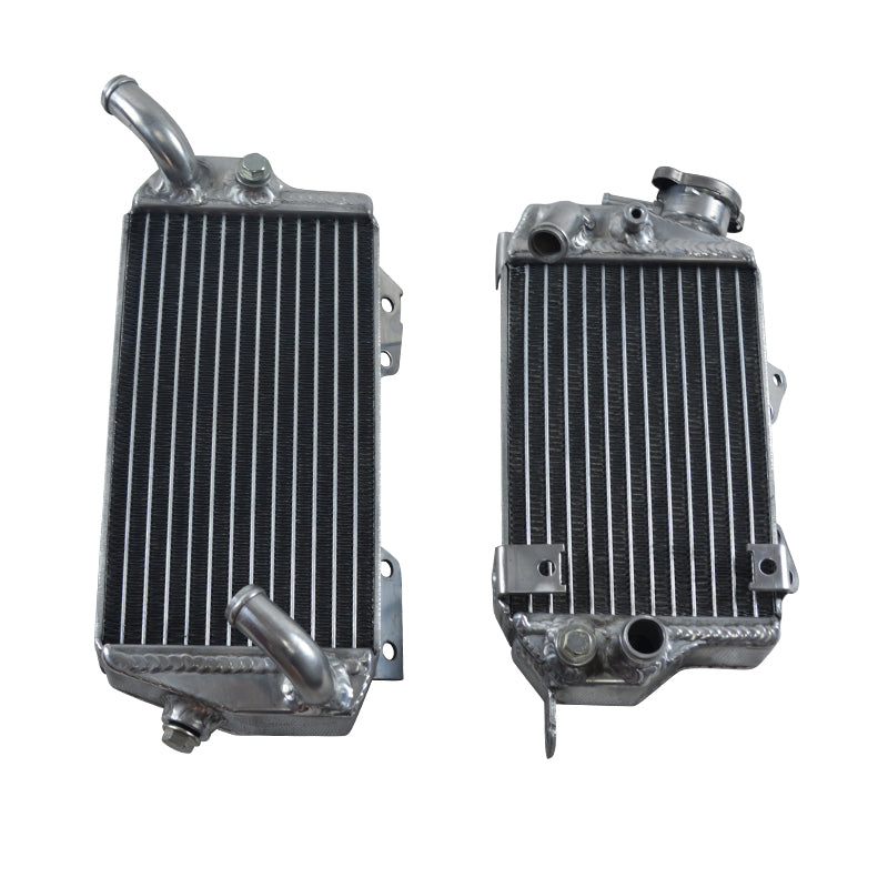 Left+Right Aluminum Radiator for 1993 1994 1995 1996 Kawasaki KLX650 KLX 650
