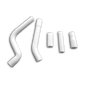 White Silicone Radiator Hose for 2010 2011 2012 2013 Yamaha YZ250F