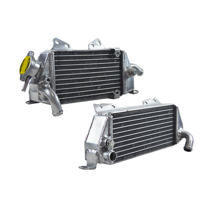 Left+Right Aluminum Radiator for 1994 1995 1996 Kawasaki KLX250 KLX 250