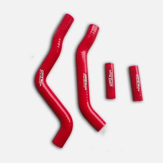 Red Silicone Radiator Hose for 2003 2004 2005 2006 2007 Kawasaki KX125 KX 125