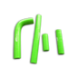 Green Silicone Radiator Hose for 1998-2002 Yamaha YZ400F/WR400F/YZ426F/WR426F
