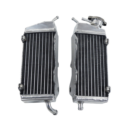 Left+Right Aluminum Radiator for 1983 Yamaha YZ125 2-Stroke