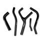 Black Silicone Coolant Radiator Hose for Honda CR125R CR125 CR 125 R 1983