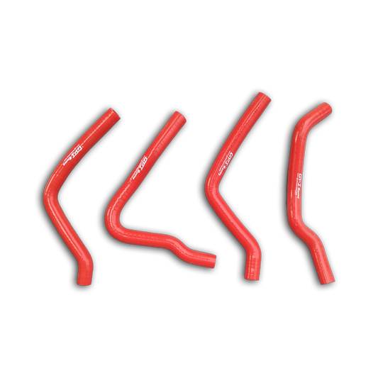 Red Silicone Radiator Hose for 1990-1993 Kawasaki KX125